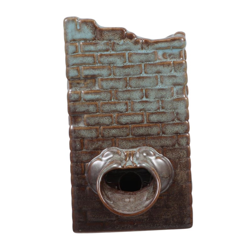Ceramic Tabletop Fountain Waterfall Planter For Office And Garden Decor - Image 2