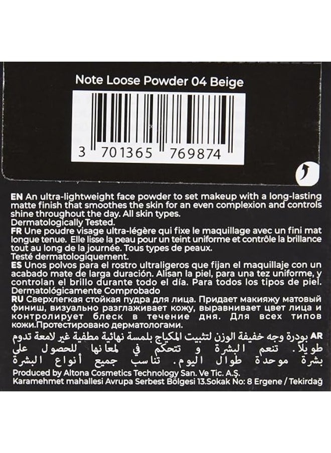 Note Note Loose Powder - No. 04 Beige  - Image 3