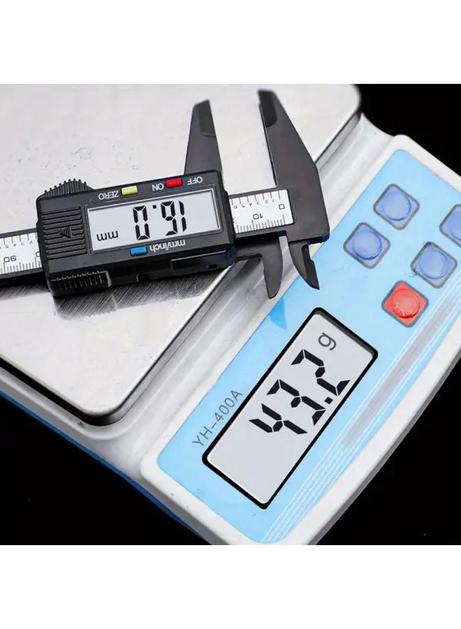 Large LCD Digital Caliper Electronic Micrometer Measuring Tool Black 1pc - Image 5