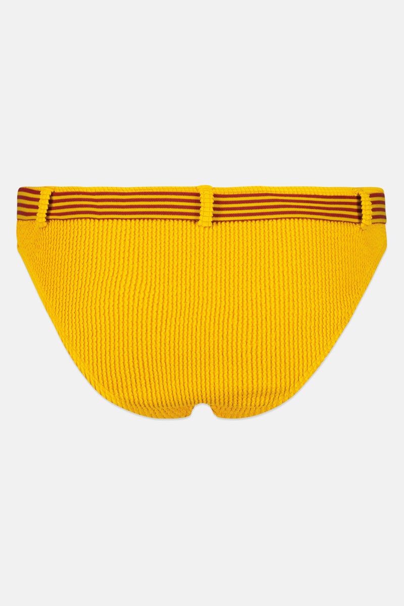 O'NEILL Women Textured Sassy Cruz Bikini Bottom, Old Gold - Image 2