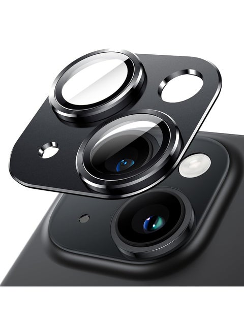 Camera Lens Protector for iPhone 15 and iPhone 15 Plus Black