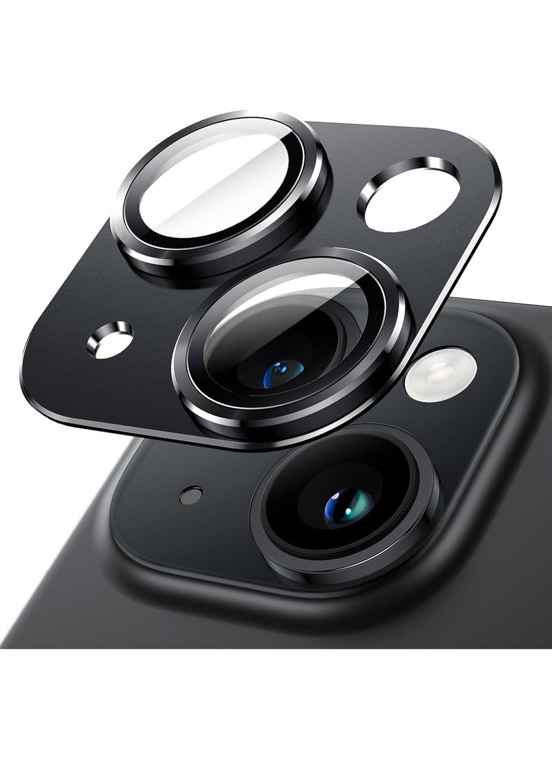 URBBKING - Camera Lens Protector for iPhone 15 and iPhone 15 Plus Black - Image 1