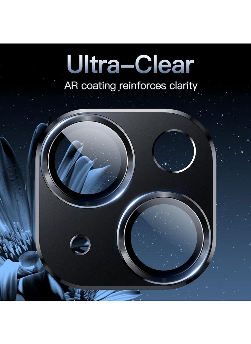 URBBKING - Camera Lens Protector for iPhone 15 and iPhone 15 Plus Black - Image 1