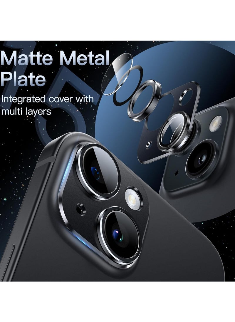 URBBKING - Camera Lens Protector for iPhone 15 and iPhone 15 Plus Black - Image 1