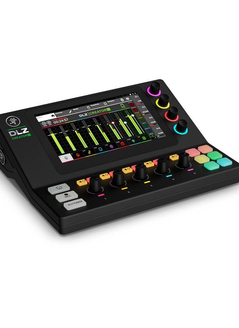 Mackie خلاط رقمي متكيف صغير الحجم Mackie DLZ Creator XS للبث الصوتي والبث المباشر، يتميز بتقنية Mix Agent™  - Image 3