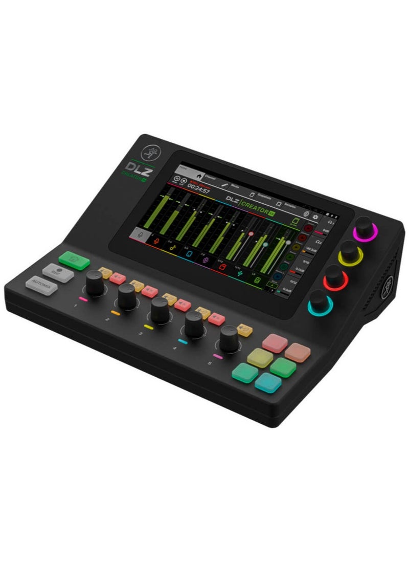 Mackie خلاط رقمي متكيف صغير الحجم Mackie DLZ Creator XS للبث الصوتي والبث المباشر، يتميز بتقنية Mix Agent™  - Image 2