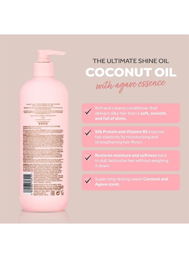 Lee Stafford Coco Loco & Agave Shine Conditioner 600ml - Image 3