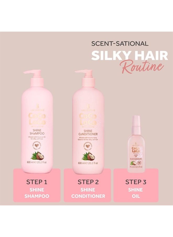 Lee Stafford Coco Loco & Agave Shine Conditioner 600ml - Image 5