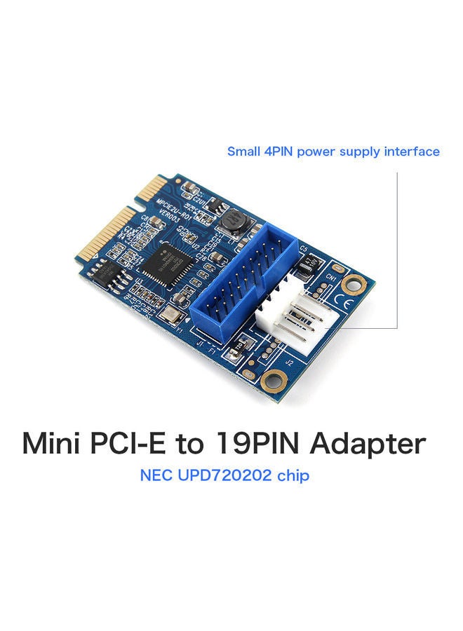 نيبمينينت بطاقة محول من ميني PCI-E إلى USB3.0 متعدد الألوان - Image 4