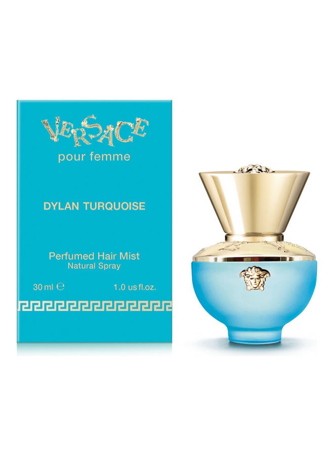 VERSACE Dylan Turquoise Perfumed Hair Mist Natural Spray 30ml - Image 1