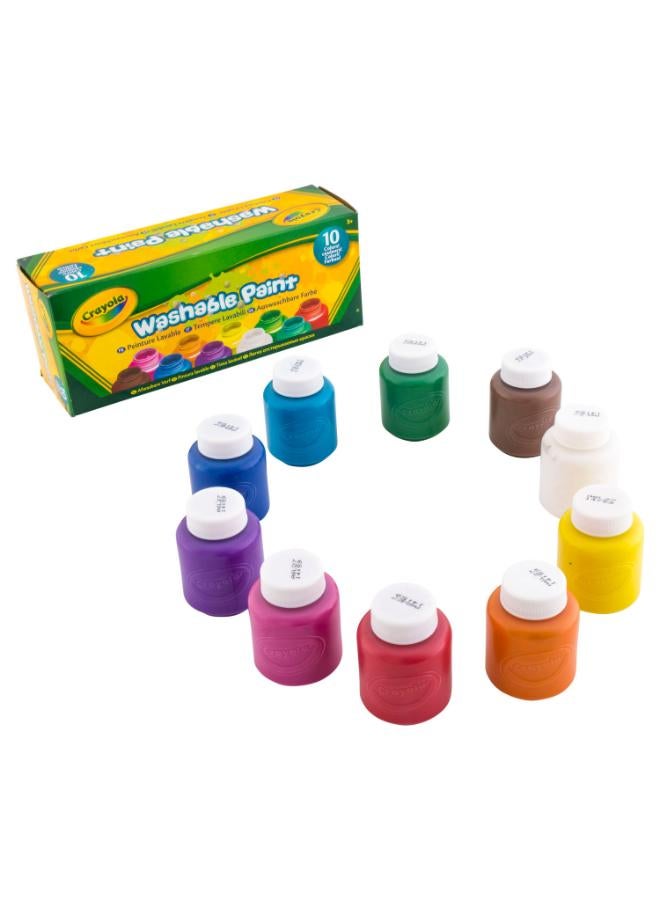 Crayola Egl Crayo Washable Paints 10 Colors