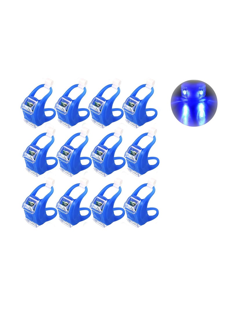 Loquat 12 Pieces LED Boating Lights Navigation Lights LED Safety Boat Lights Boat Bow and Stern Battery Operated with 3 Modes for Boat Pontoon Yacht (Blue) - Image 3