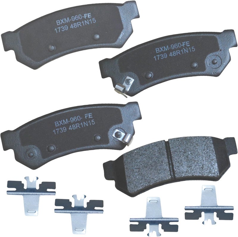 Bendix Premium SBM1739 Semi-Metallic Rear Brake Pads for Chevrolet Spark EV 2016-2014 - Image 1
