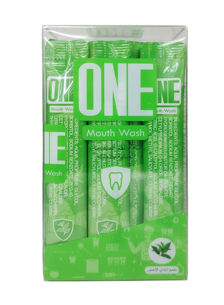 One Mouthwash Strips Green Tea Flavor 20*12 ml - Image 2