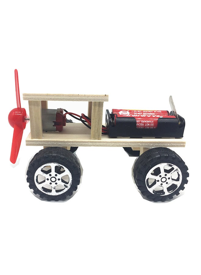 Generic - Wood Car Building Kit DIY Craft Vehicle Kit 3D Assemble Wooden Car Creative Educational Teaching Science Experiment Toy Gift for Boys Girls Children Kids and Adult - Image 1