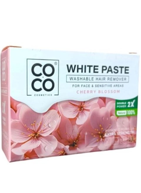 Coco Cherry Blossom White Paste for Body and Facial Hair Removal 100g