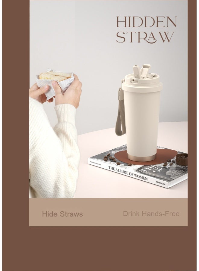 Anna Gift Box Set: 316 Stainless Steel Double-Walled Travel Mug with Large Capacity Straw for Coffee and Water - Image 3