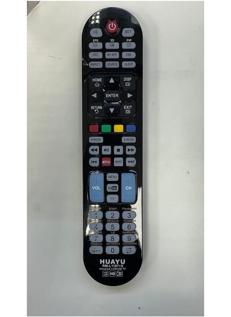 Huayu - Huayu RM-L1107+X  Remote Control For All Smart Tvs - Image 1