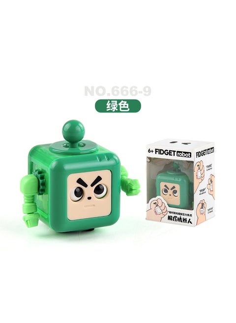 Decompression Rubiks Cube Dice Decompression Rubiks Cube Infinite Rubiks Cube New Strange Decompression Toy Source Factory SupplyNO.666-9 Green Eye-opening Decompression Robot 43g NO.666-9 Green Eye-opening Decompression Robot 43g