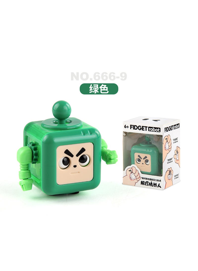 null - Decompression Rubiks Cube Dice Decompression Rubiks Cube Infinite Rubiks Cube New Strange Decompression Toy Source Factory SupplyNO.666-9 Green Eye-opening Decompression Robot 43g NO.666-9 Green Eye-opening Decompression Robot 43g - Image 1