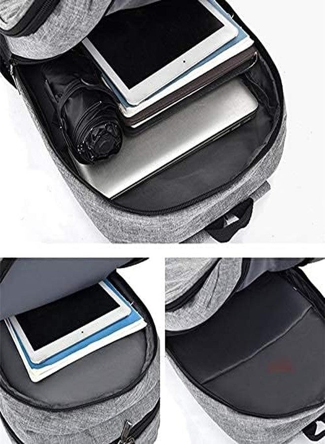 Vyoree 3 Pcs Backpack Set for Women & Men Lightweight, Durable, Water-Resistant Travel Backpack, Shoulder Bag & Pouch Combo Multi-Purpose Daypack with USB Charging Port - Image 4