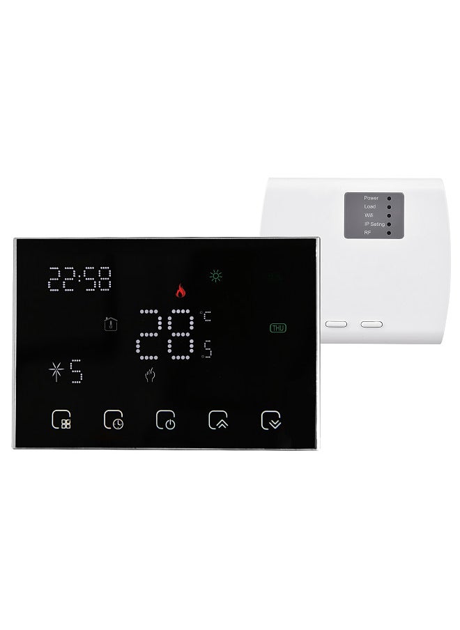 Generic - Programmable Smart Digital Thermostat Room Temperature Controller with LED Touchscreen WiFi Connection Replacement for Google Home Alexa Home Market Factory School Office Hotel Gas Boiler Heating - Image 1