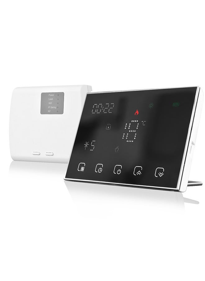 Generic - Programmable Smart Digital Thermostat Room Temperature Controller with LED Touchscreen WiFi Connection Replacement for Google Home Alexa Home Market Factory School Office Hotel Gas Boiler Heating - Image 1