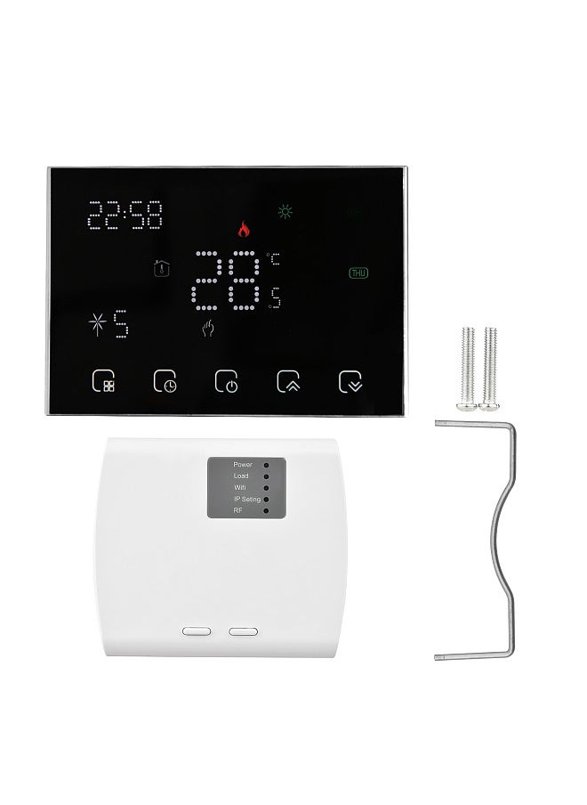 Generic - Programmable Smart Digital Thermostat Room Temperature Controller with LED Touchscreen WiFi Connection Replacement for Google Home Alexa Home Market Factory School Office Hotel Gas Boiler Heating - Image 1