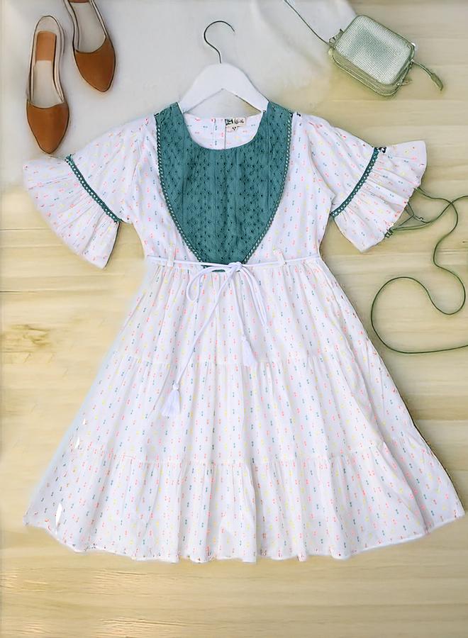 بيلا مودا فستان قطني مطرز - Image 1