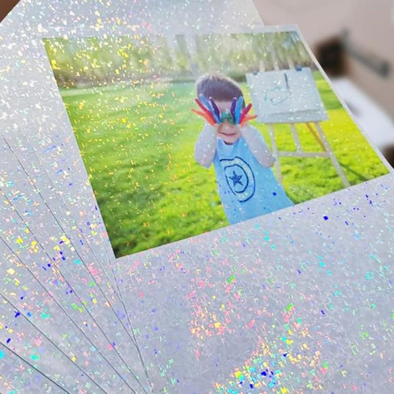 5 أوراق ورق صور لامع عاكس للطابعة النافثة للحبر للاستخدام المنزلي والمكتبي والمدرسي - Image 5