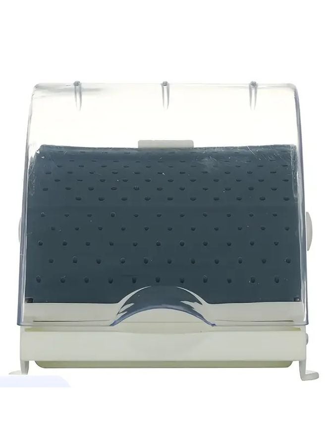 Beige And Green 142 Hole Bur Organizer With Smooth Sliding Drawers Durable Plastic Storage - Image 5