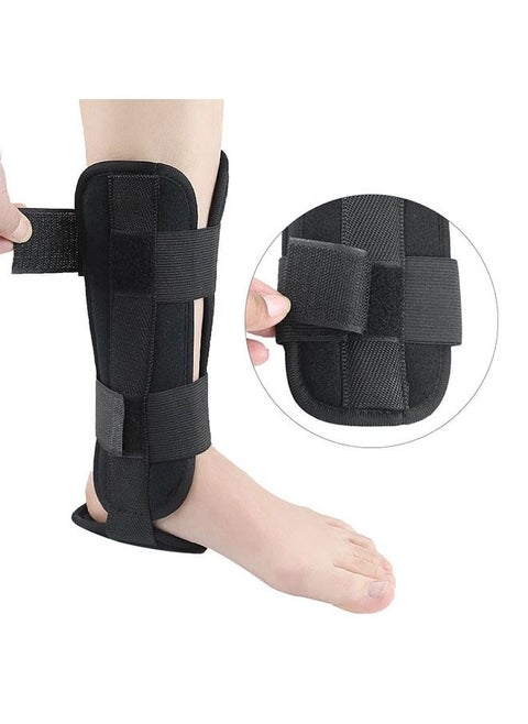 Adjustable Ankle Support Stabilizer, Fixed Ankle Fracture Splint Ankle Support Brace Care Accessories Protection Corrective Splint for Sprain and Arthritis Recovery M