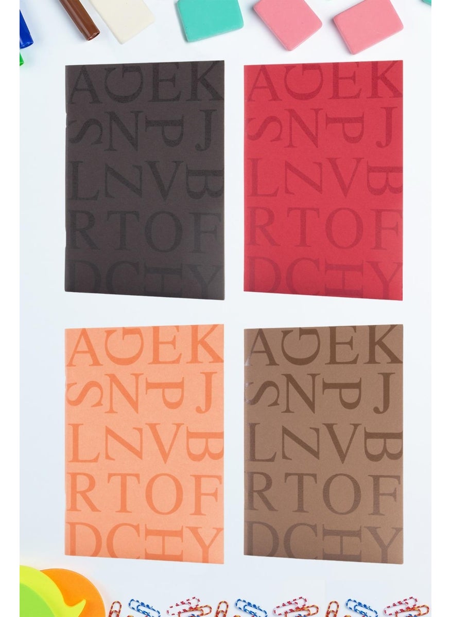 Le Color - 4-Piece Notebook Set A4 Cardboard Cover Lined 96 Pages - Image 1