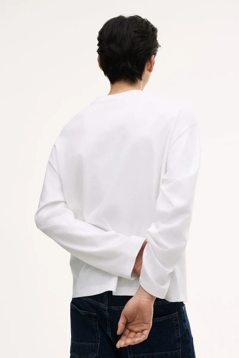 H&M Oversized Fit Long-sleeved jersey top