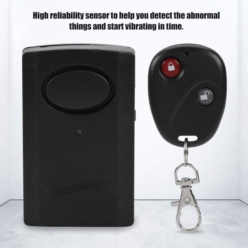 woobles Wireless Anti-Theft Alarm with Remote, Motorcycle Bicycle Security Alarm Vibration Sensor, 120dB Loud - Image 2
