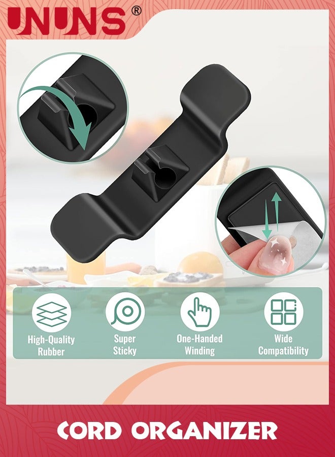 UNUNS Cord Organizer for Kitchen Appliances,15 Pack Appliance Stick On,Cord Wrappers For Appliances Compatible With Stand Mixer,Toaster,Air Fryer,Coffee Maker - Image 2
