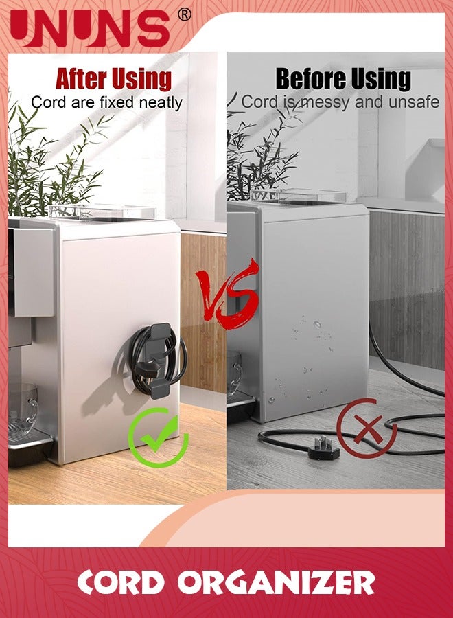 UNUNS Cord Organizer for Kitchen Appliances,15 Pack Appliance Stick On,Cord Wrappers For Appliances Compatible With Stand Mixer,Toaster,Air Fryer,Coffee Maker - Image 3