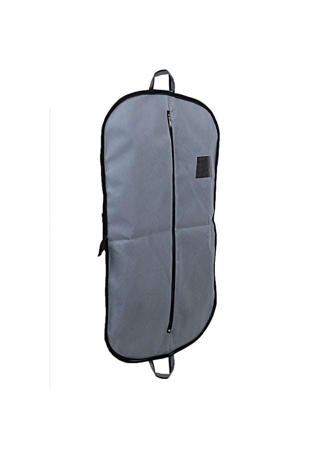 Kuber Industries Kuber Industries Coat Cover|Foldable Blazer Cover|Suit Cover With Zipper Closure|Cloth Organizer For Dust Proof Jacket|Pack of 2 (Grey)  - Image 3