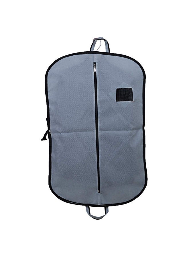 Kuber Industries Kuber Industries Coat Cover|Foldable Blazer Cover|Suit Cover With Zipper Closure|Cloth Organizer For Dust Proof Jacket|Pack of 2 (Grey)  - Image 4