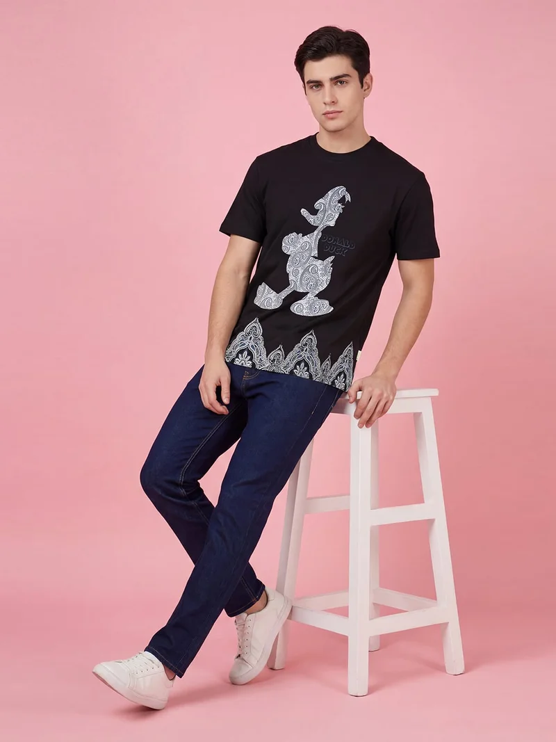 Being Human Men Donald Duck Printed T-shirt