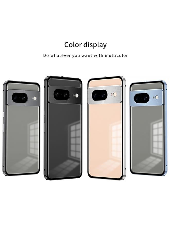 Zaboon Case For Google Pixel 7 Pro Snap Buckle Metal Frame Frosted Phone Case - Image 2