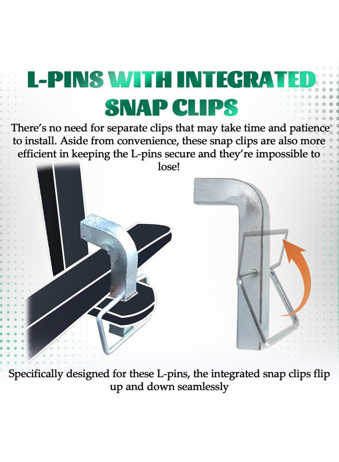Generic Set of 2,Pins Snap for Weight Distribution, Equalizer Clip Pair,  - Image 2