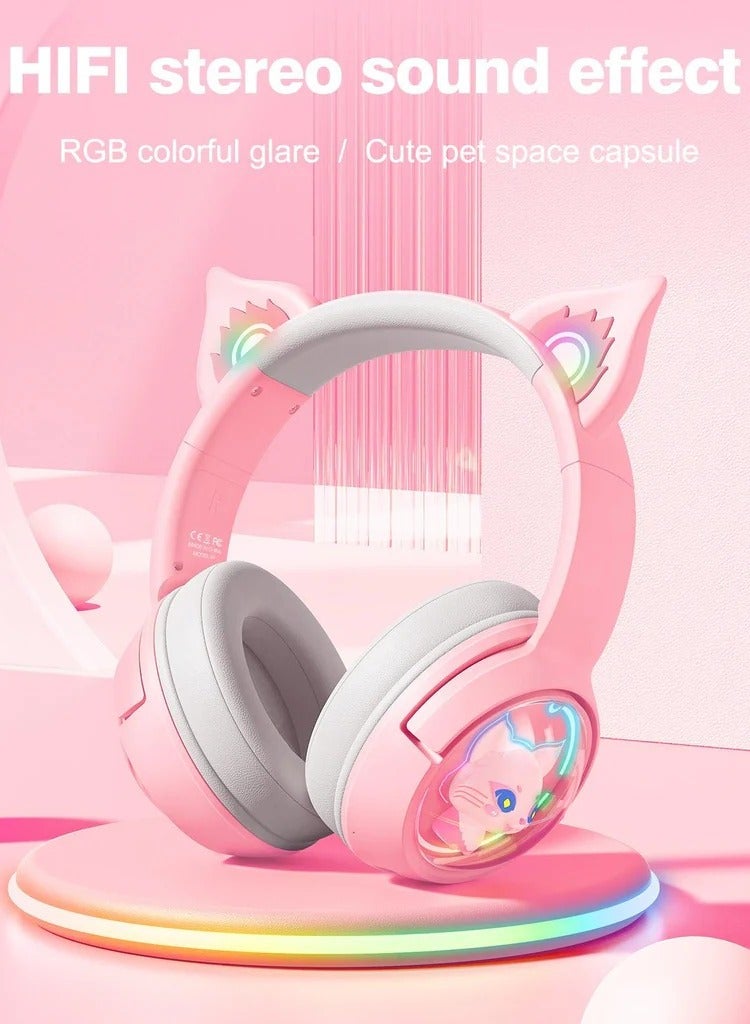 \سماعة رأس لاسلكية للألعاب بتقنية البلوتوث RGB - Image 2