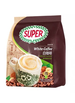 Super Charcoal Roasted White Coffee, Hazelnut flavor, 3 in 1 instant coffee, 540g (36g*15) - pzsku/Z6837BA7623087C788DD1Z/45/1749545765/016884b1-49d5-4924-b39c-b2781f81976b