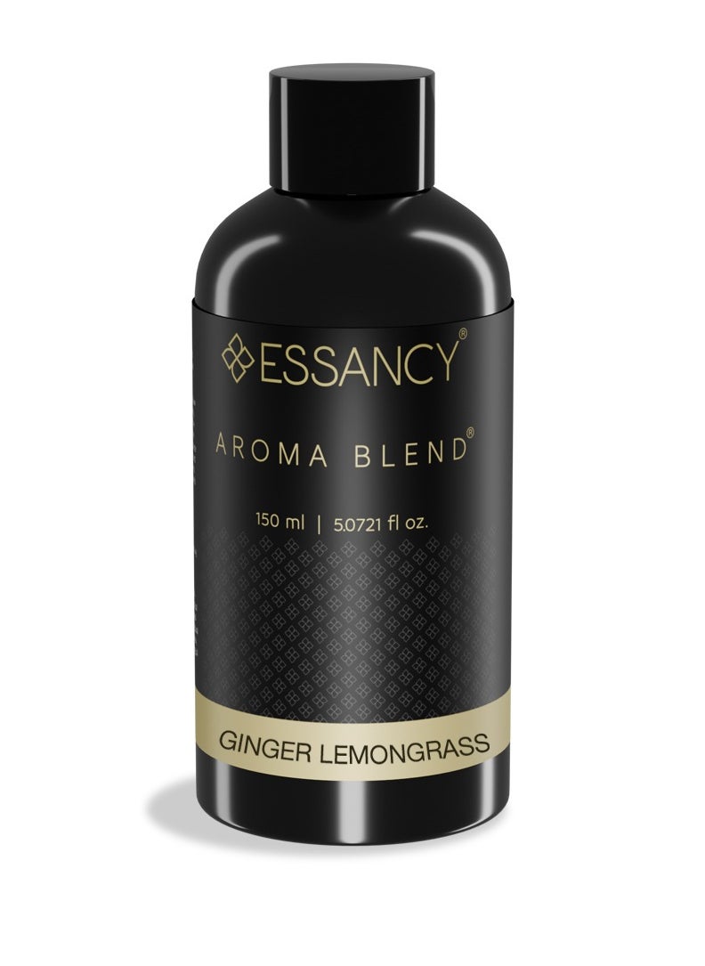 Essancy Ginger Lemongrass Aroma Blend Fragrance Oil 150ml  - Image 1