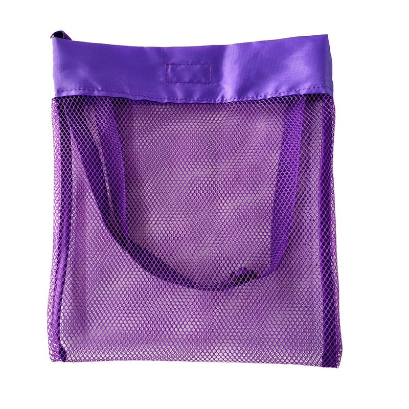 Generic Medium Shell Beach Toy Quick Storage Bag Purple