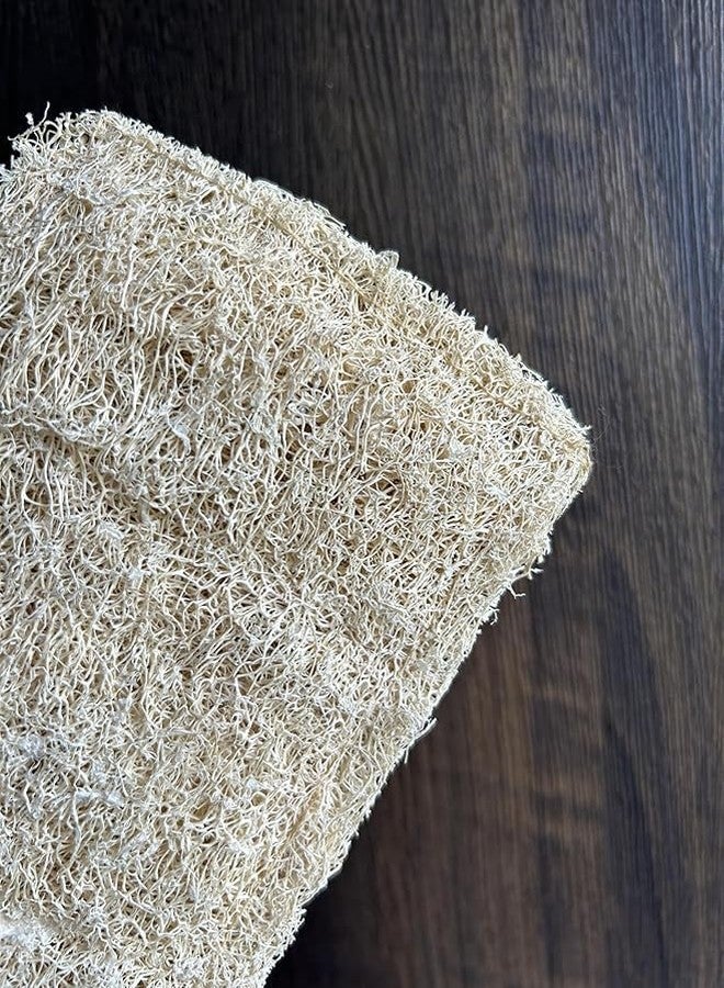 ZURITY Natural Loofah Body Scrubber, Organic Bath Scrub & Exfoliating Body Brush for Bathing, Skin Friendly, Bathroom Accessories, Eco friendly Biodegradable,(Pack Of 2) - Image 4