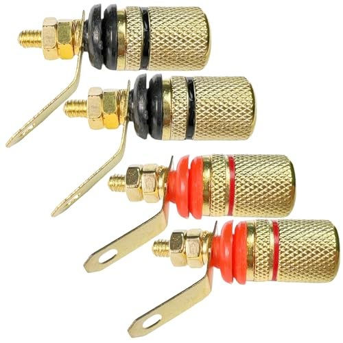CESS Amplifier Terminal Connector Binding Post Banana Plug Jack Socket (4 Pack) - Image 2