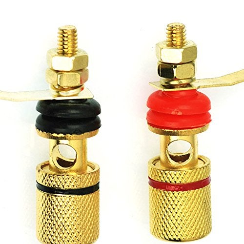 CESS Amplifier Terminal Connector Binding Post Banana Plug Jack Socket (4 Pack) - Image 3