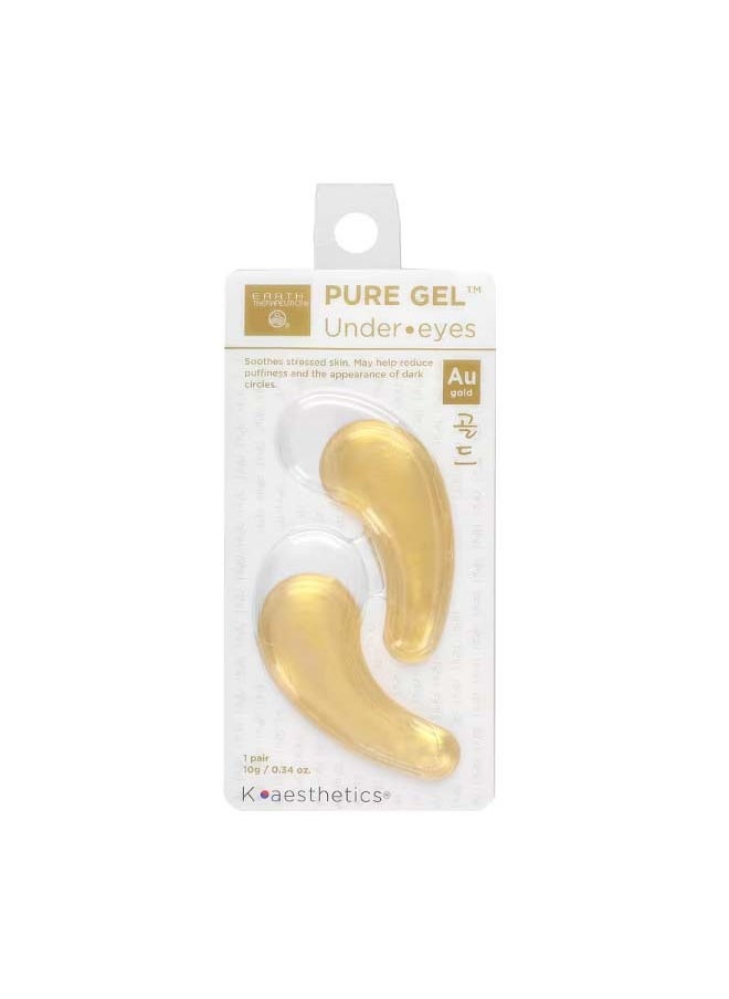 Earth Therapeutics - Pure Gel Under Eyes AU Gold  1 Pair 0.34 oz 10 g - Image 1